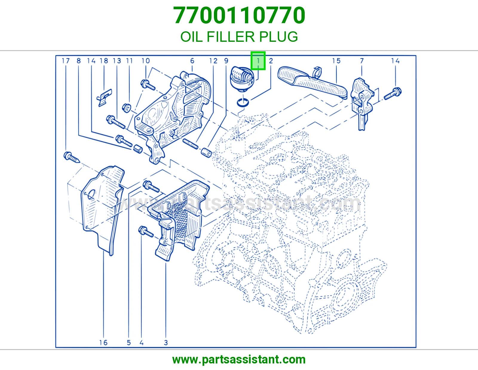 OIL FILLER PLUG
