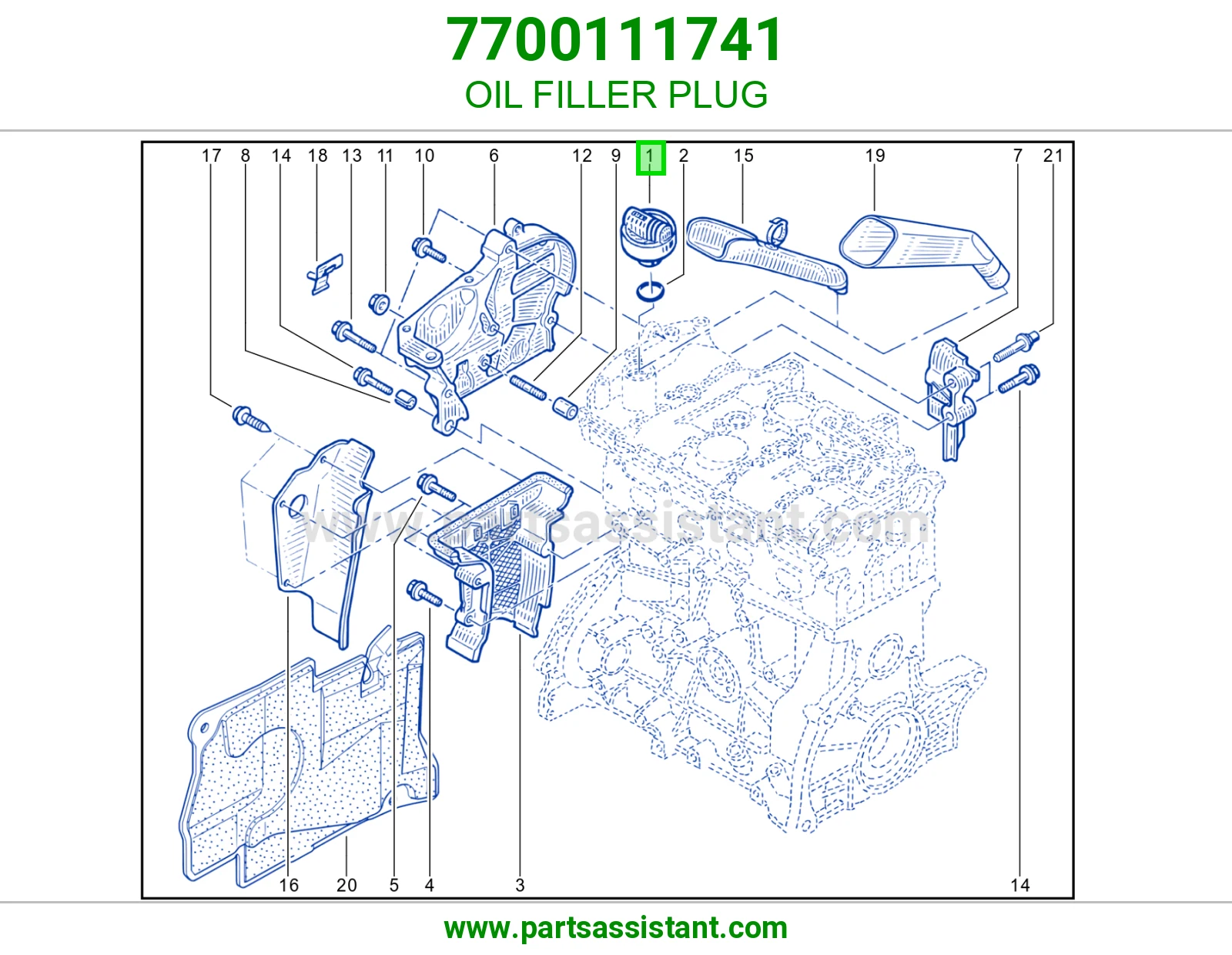 OIL FILLER PLUG