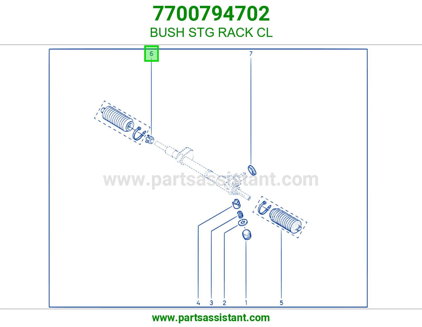 BUSH STG RACK  CL