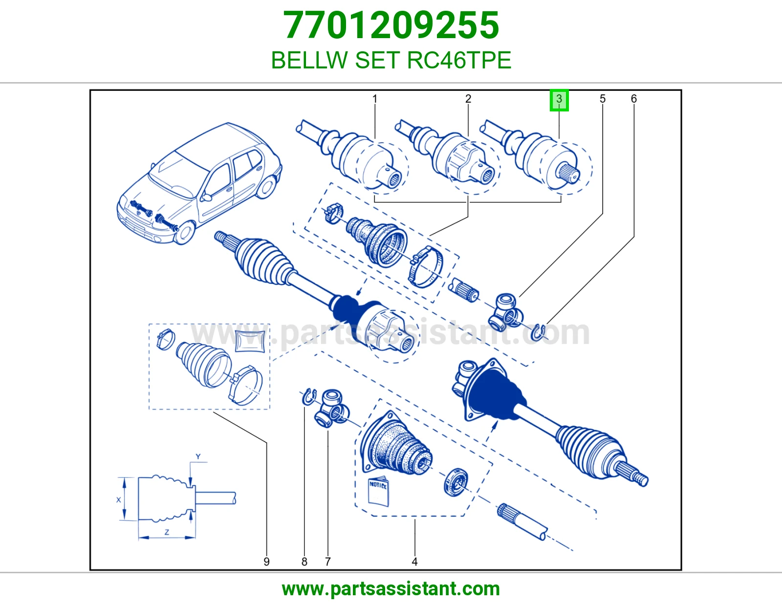 BELLW SET RC46TPE