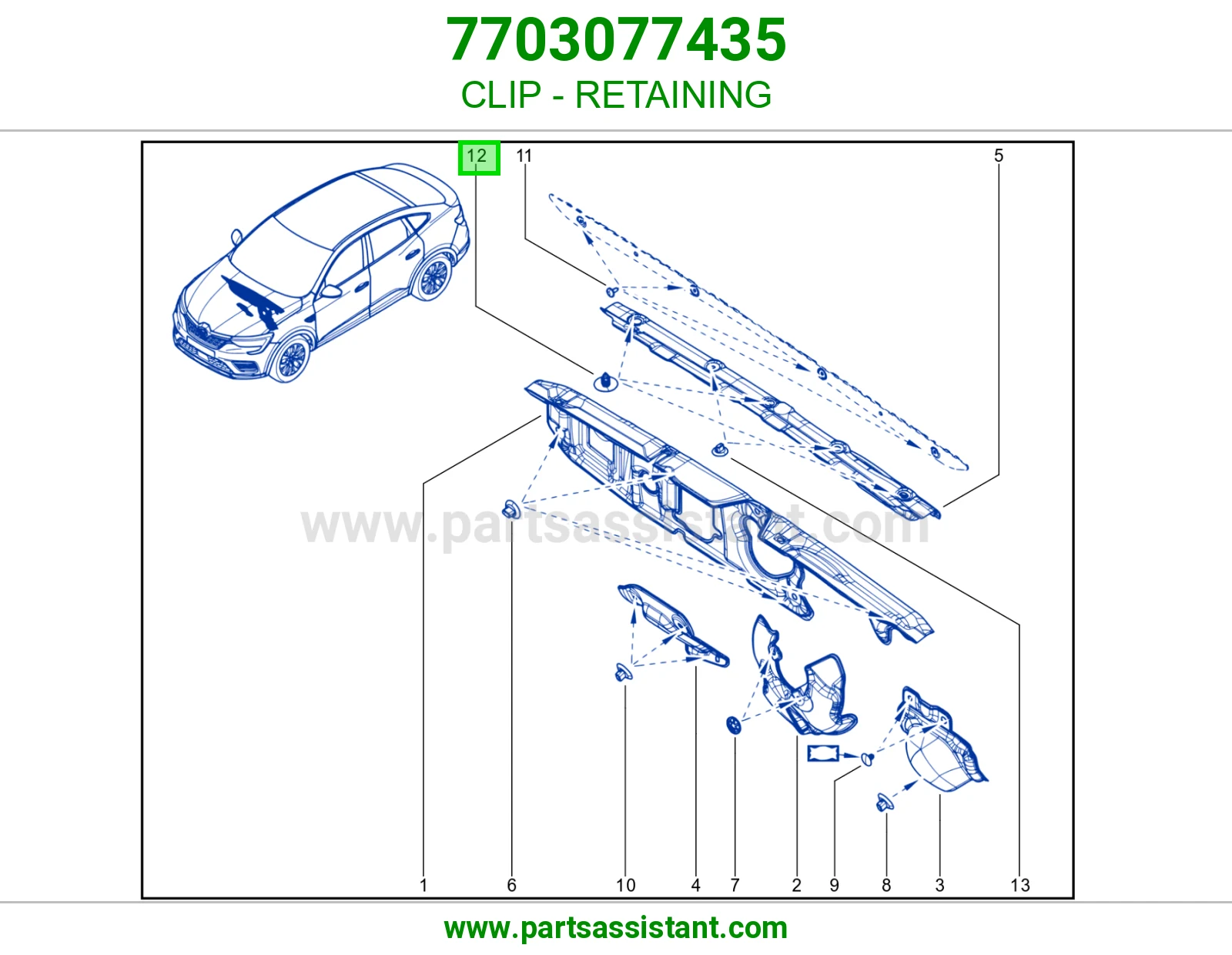 CLIP - RETAINING