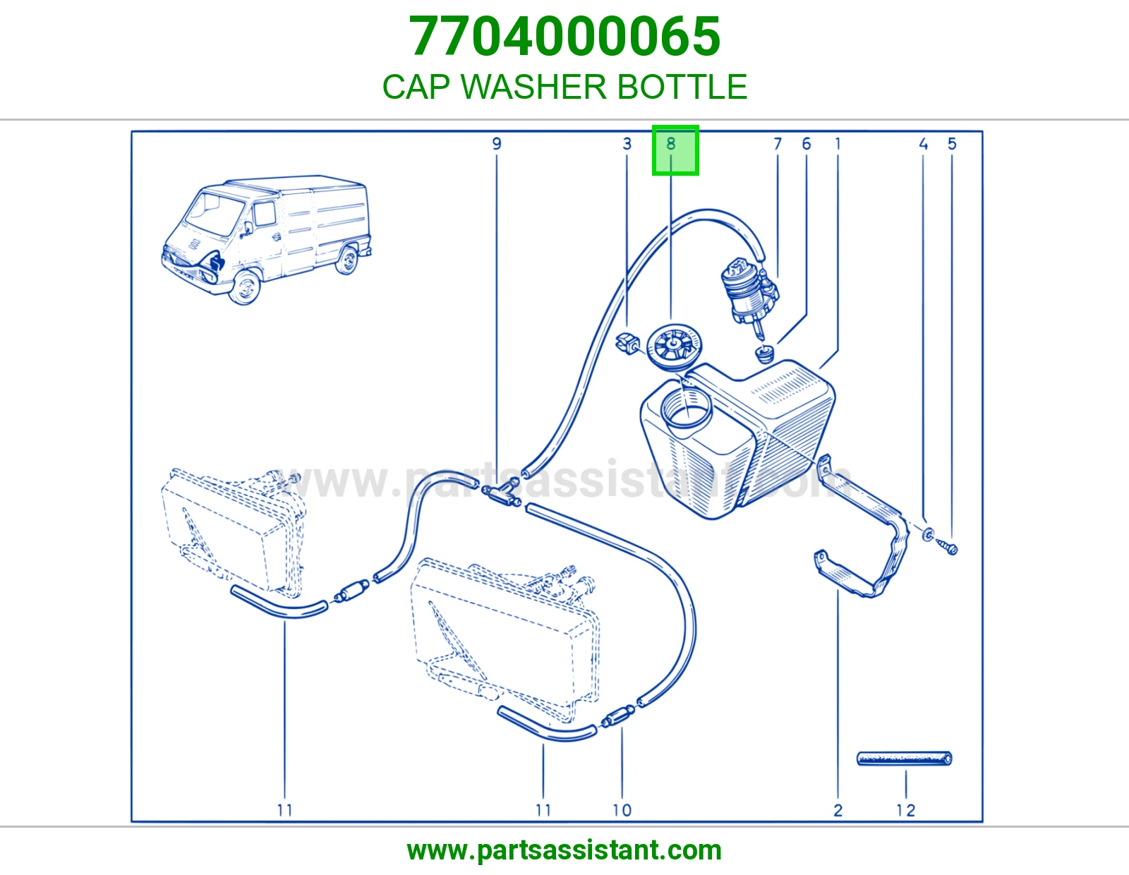 CAP WASHER BOTTLE