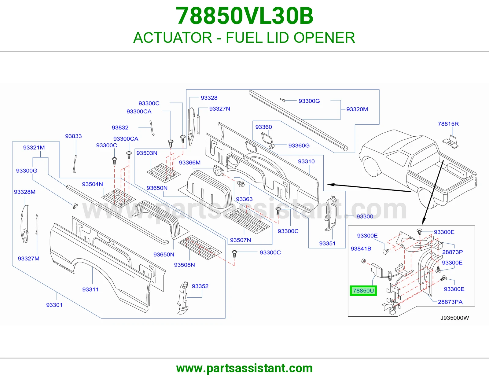 ACTUATOR - FUEL LID OPENER