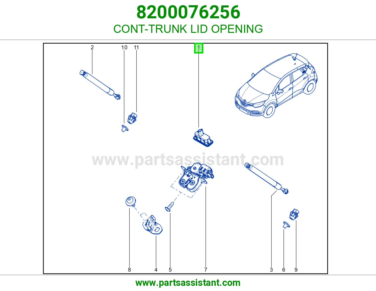 CONT-TRUNK LID OPENING