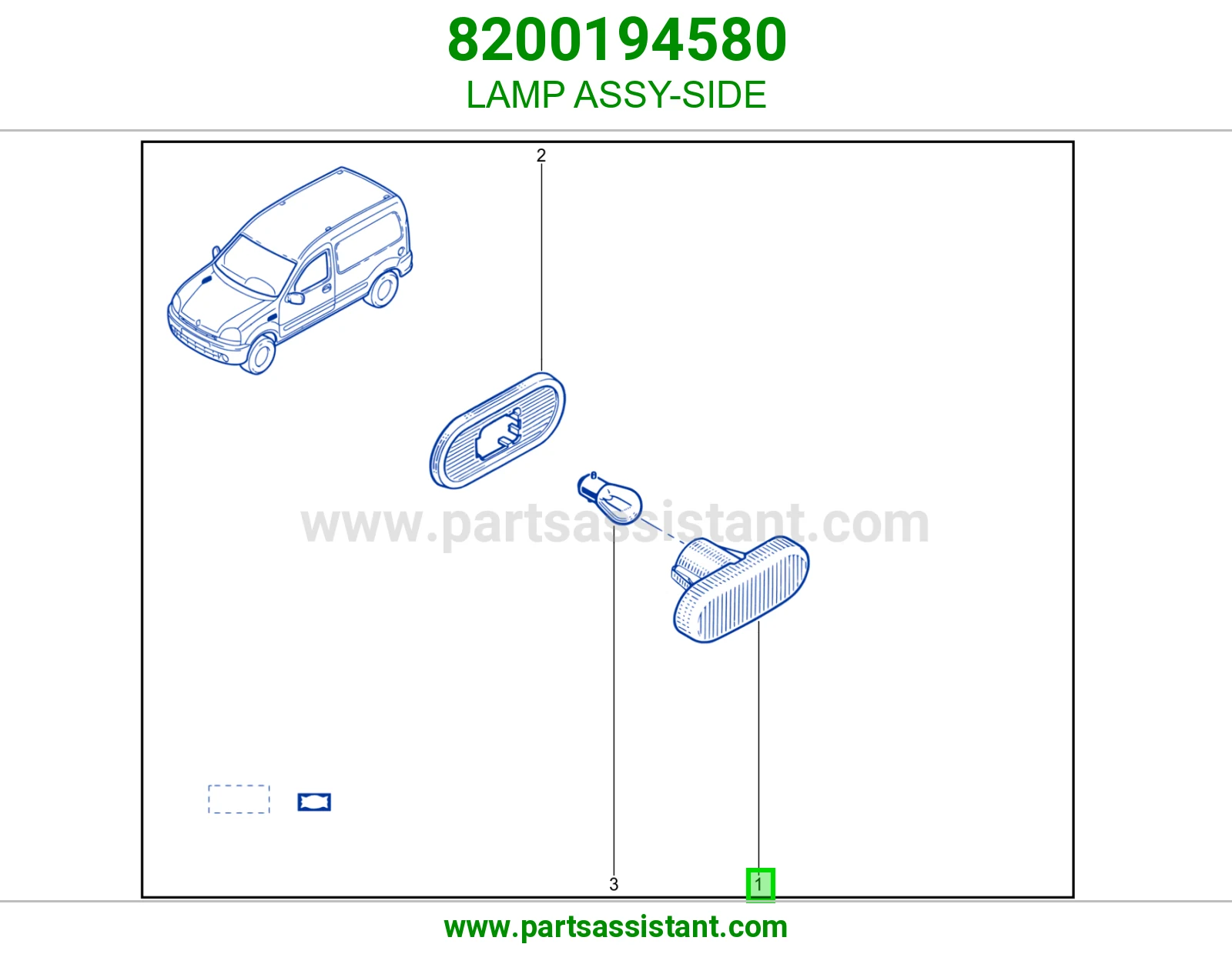 LAMP ASSY-SIDE