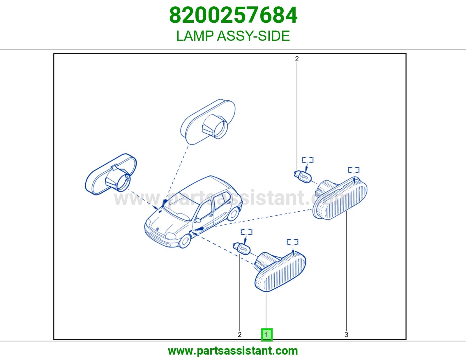 LAMP ASSY-SIDE