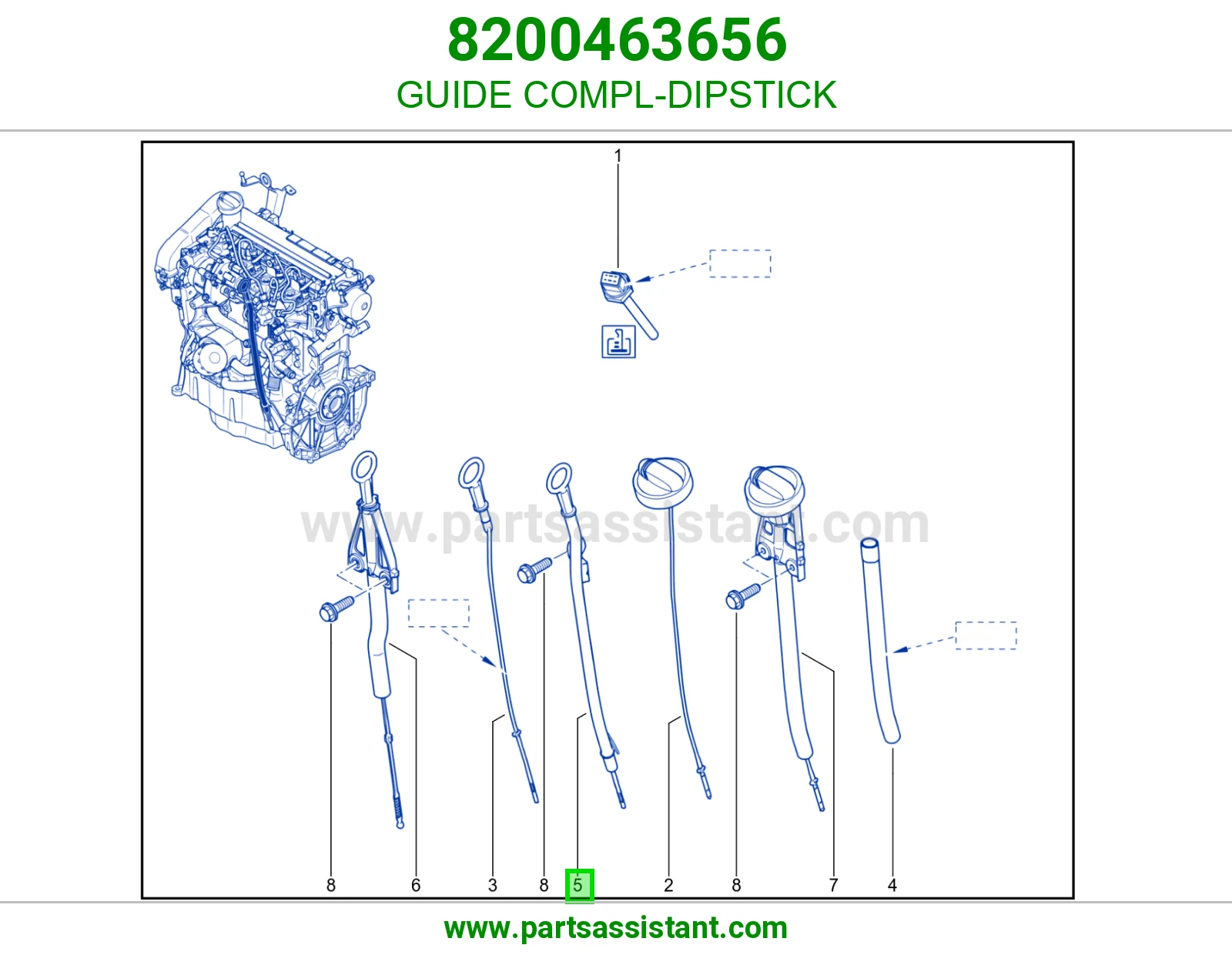 GUIDE COMPL-DIPSTICK