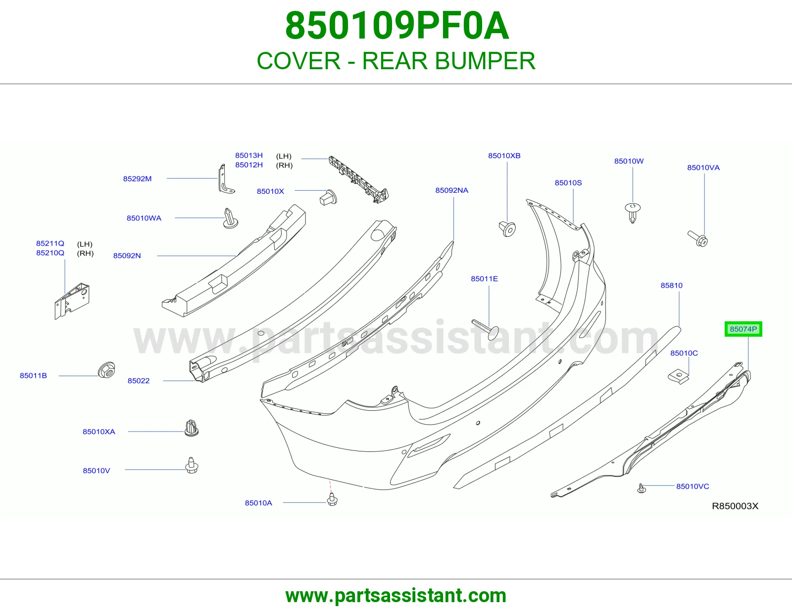COVER - REAR BUMPER