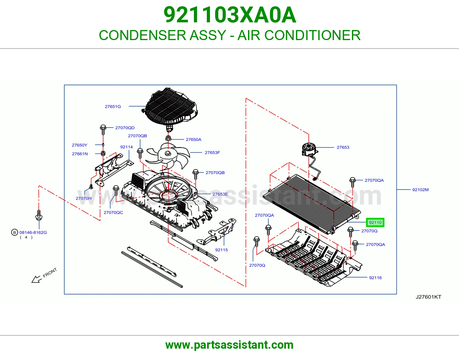 CONDENSER ASSY - AIR CONDITIONER