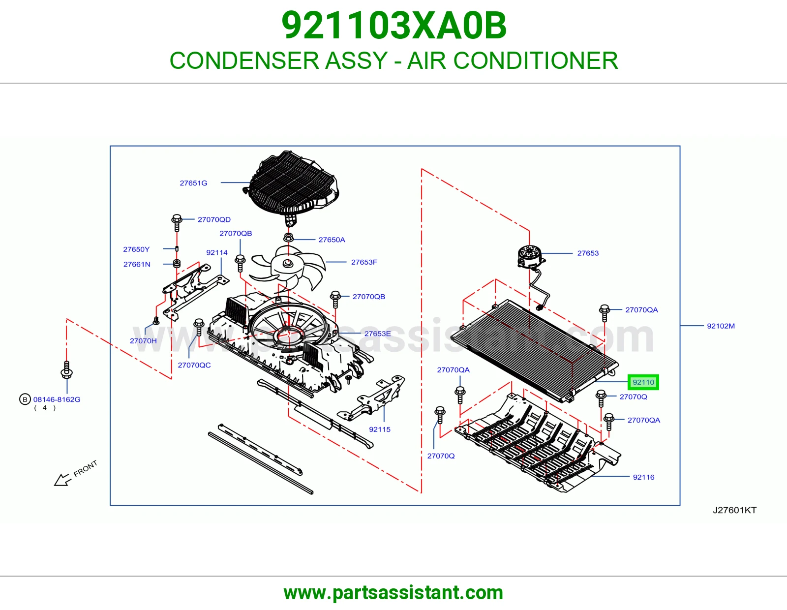 CONDENSER ASSY - AIR CONDITIONER
