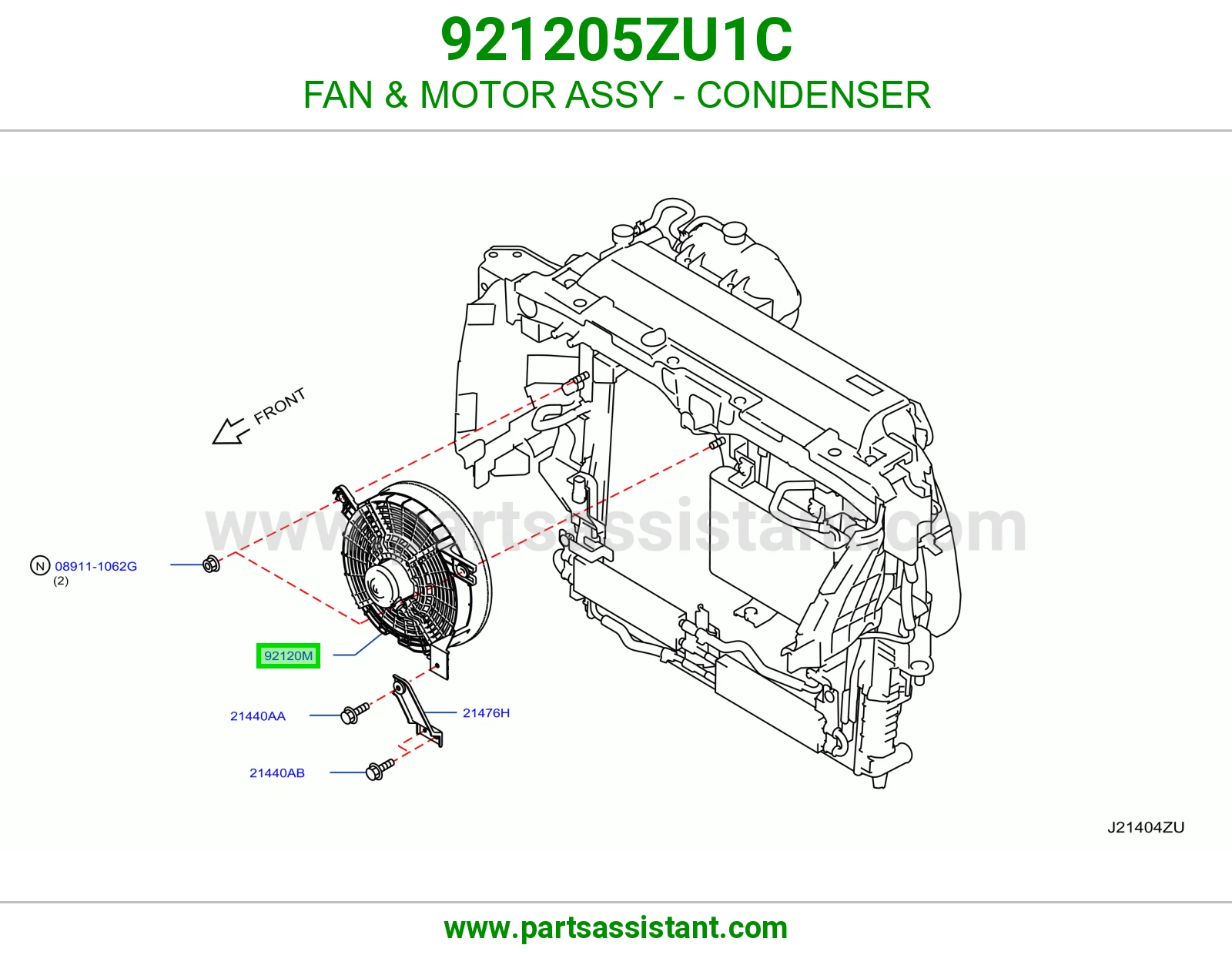 مروحه تبريد مع الدينمو كامل
