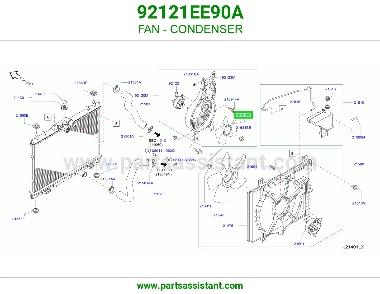 FAN - CONDENSER