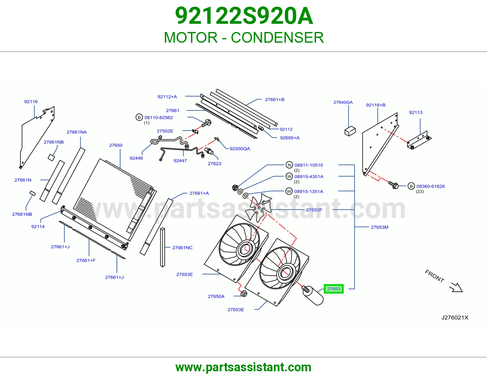 MOTOR - CONDENSER