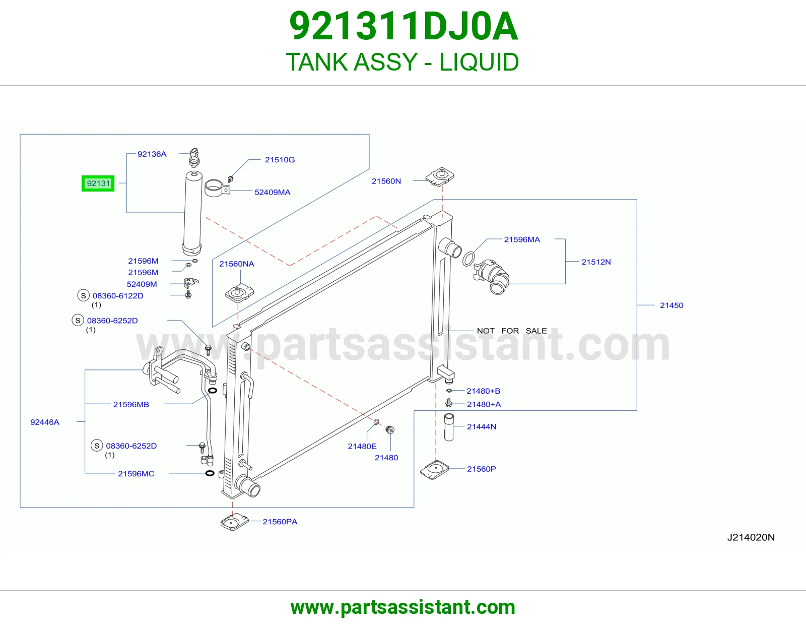 TANK ASSY - LIQUID
