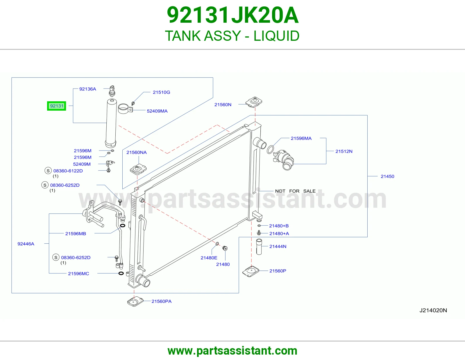 TANK ASSY - LIQUID