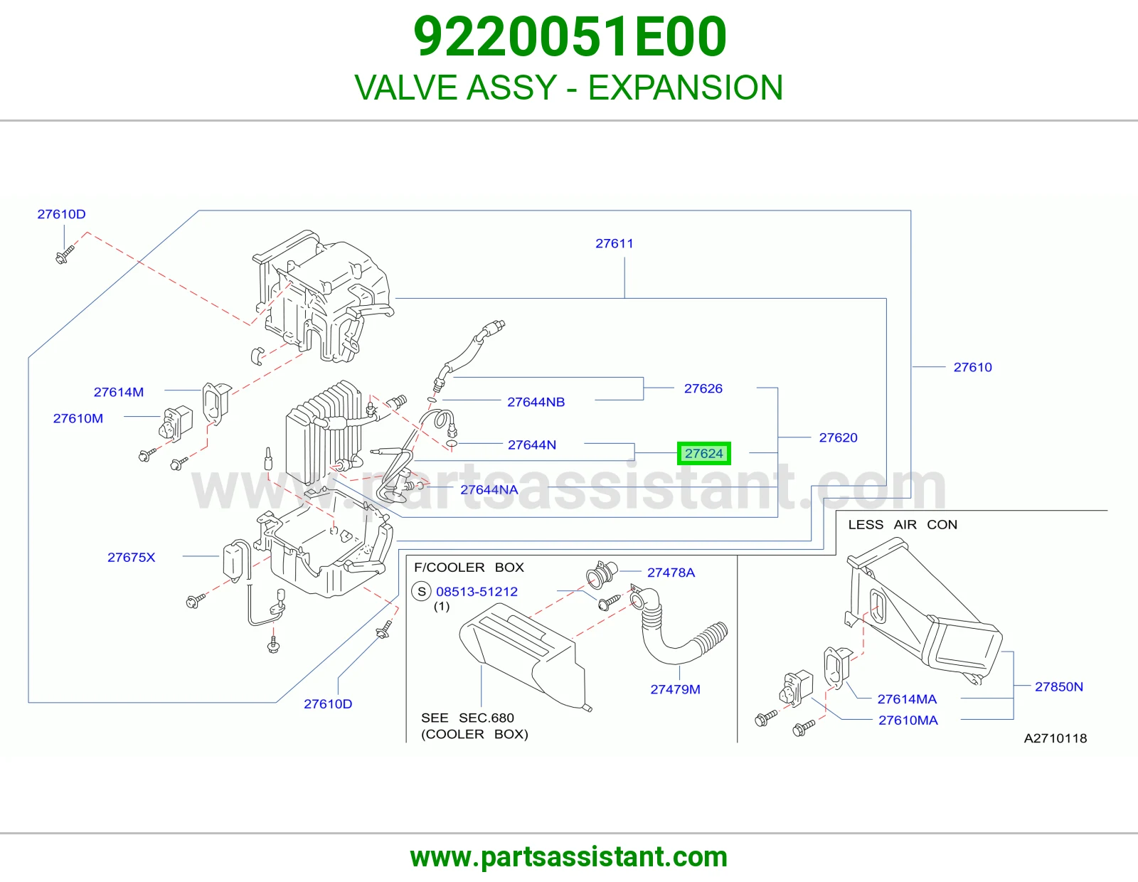 VALVE ASSY - EXPANSION