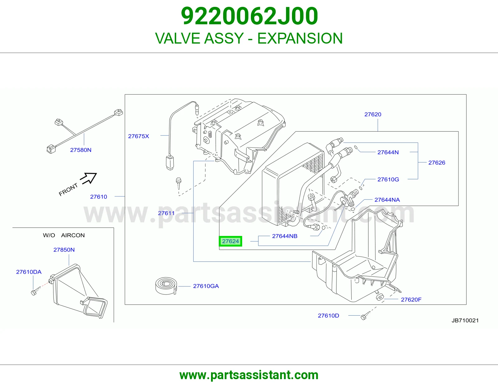 VALVE ASSY - EXPANSION