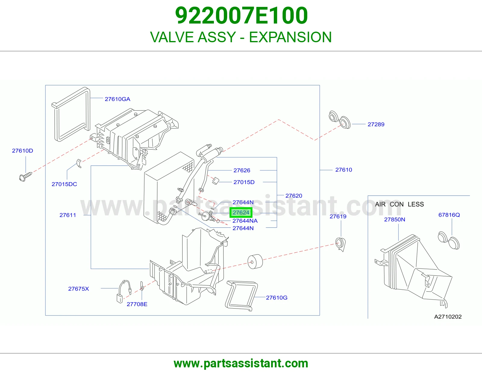VALVE ASSY - EXPANSION