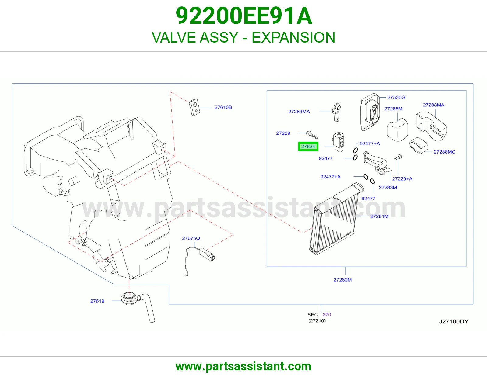 VALVE ASSY - EXPANSION