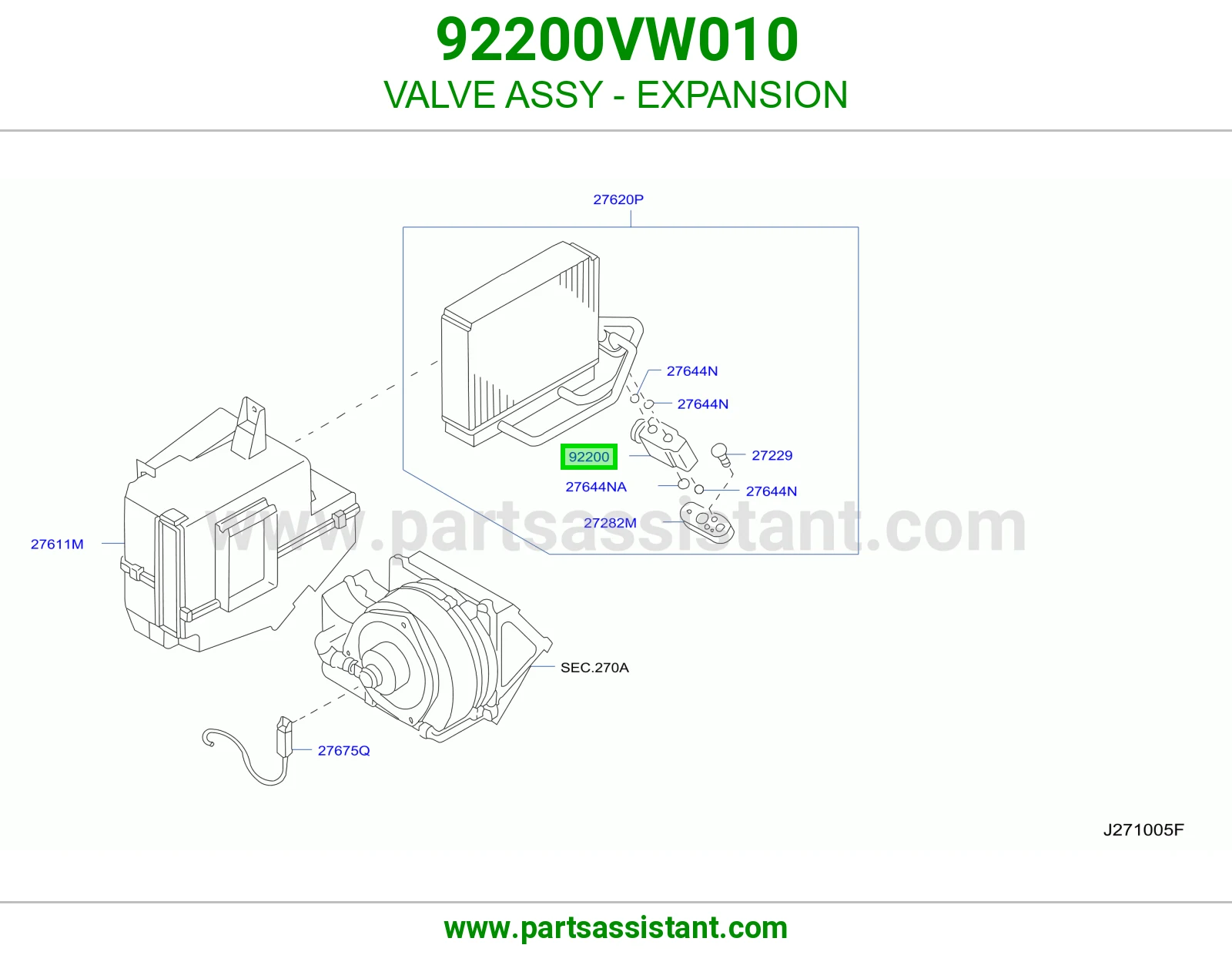 VALVE ASSY - EXPANSION