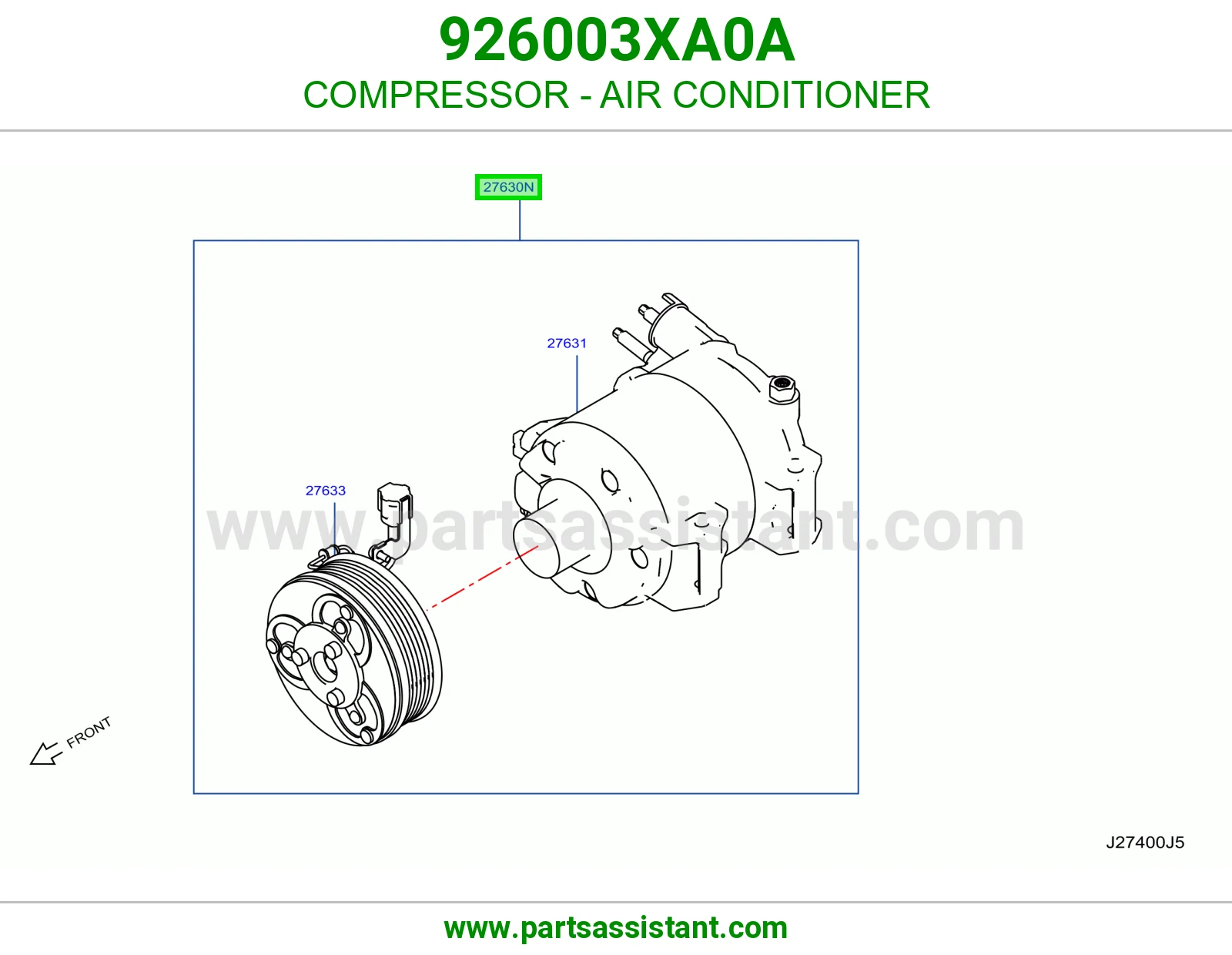 COMPRESSOR - AIR CONDITIONER