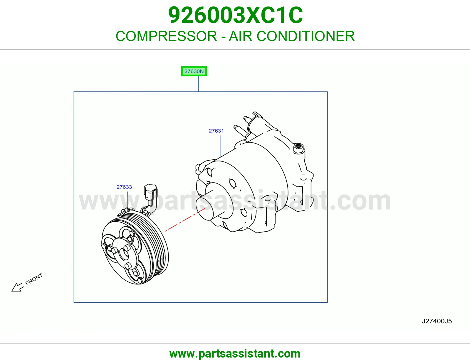 COMPRESSOR - AIR CONDITIONER
