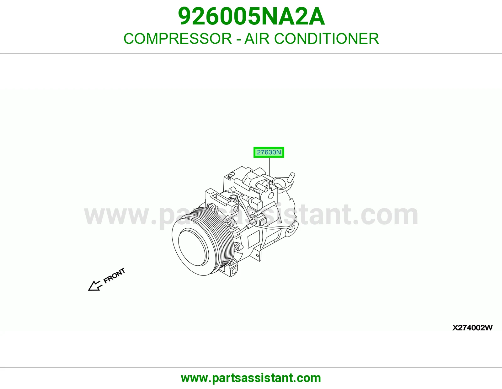 COMPRESSOR - AIR CONDITIONER