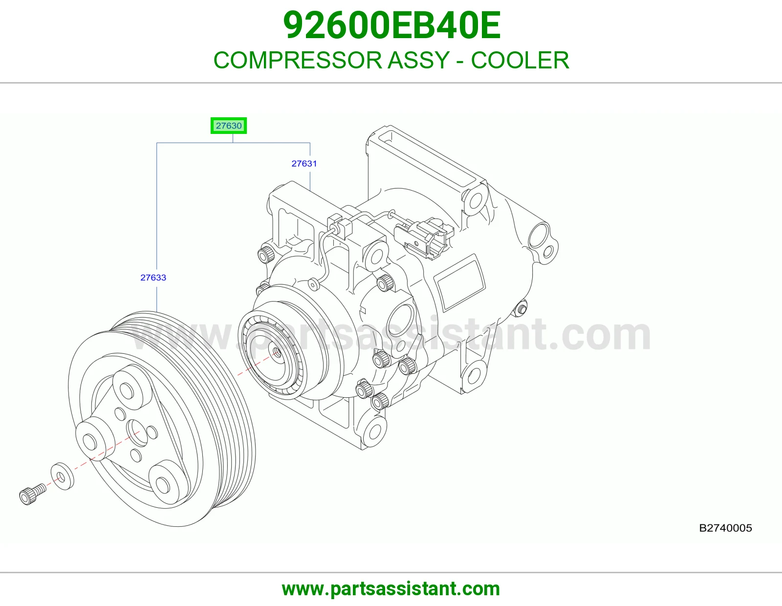 COMPRESSOR ASSY - COOLER