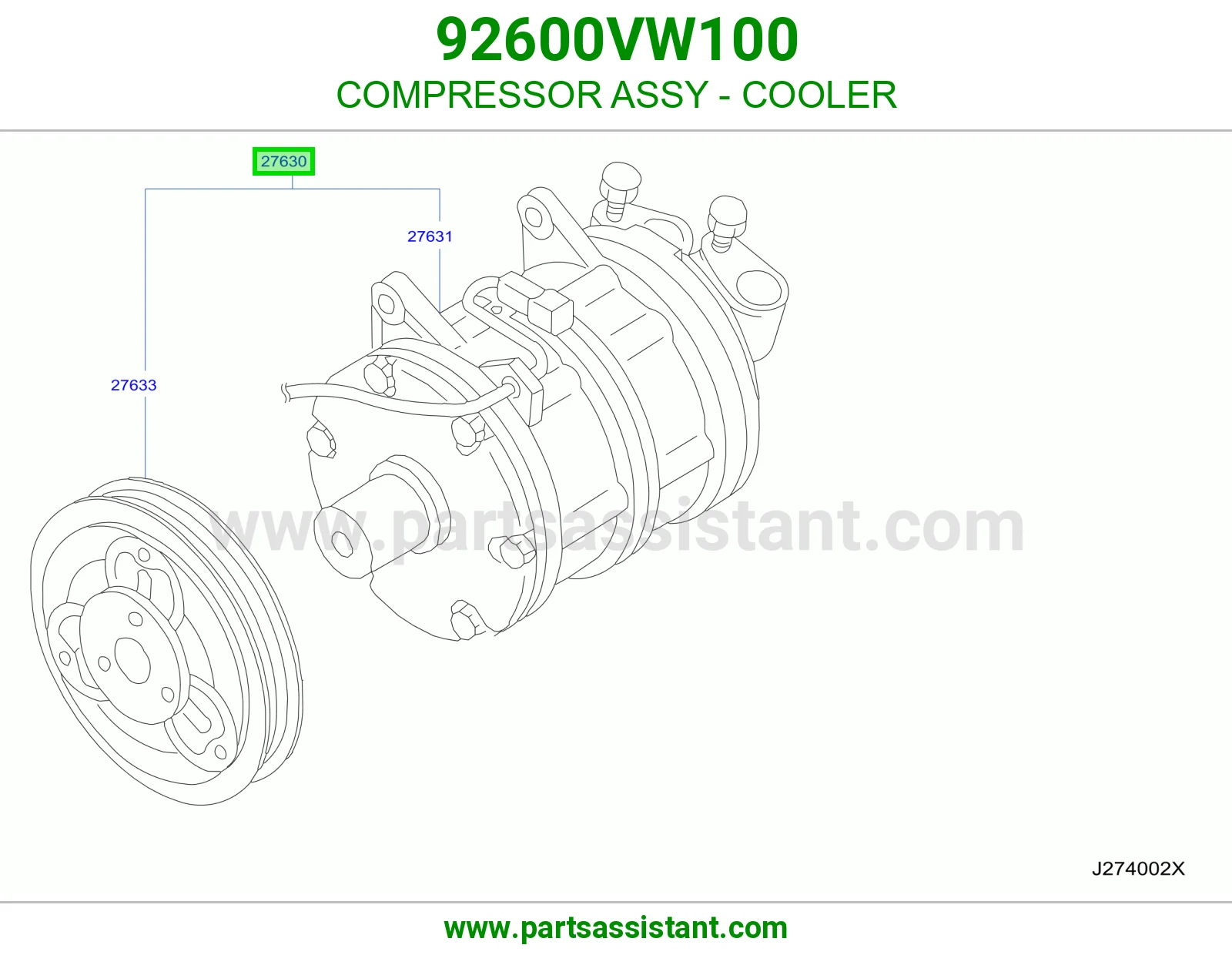 COMPRESSOR ASSY - COOLER