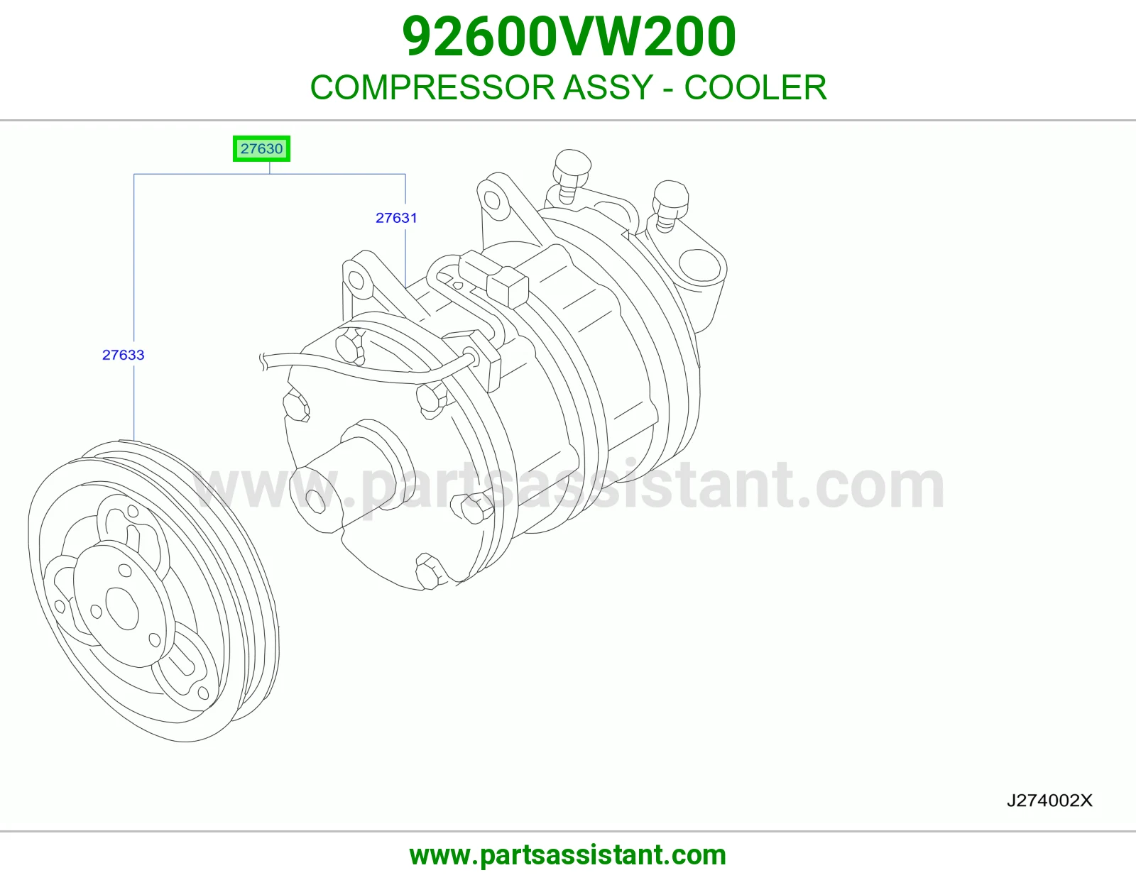 COMPRESSOR ASSY - COOLER