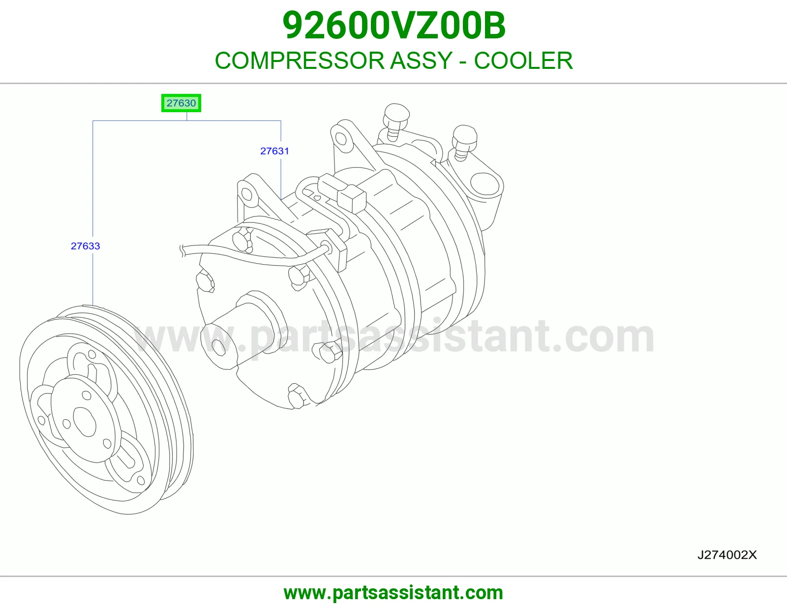 COMPRESSOR ASSY - COOLER
