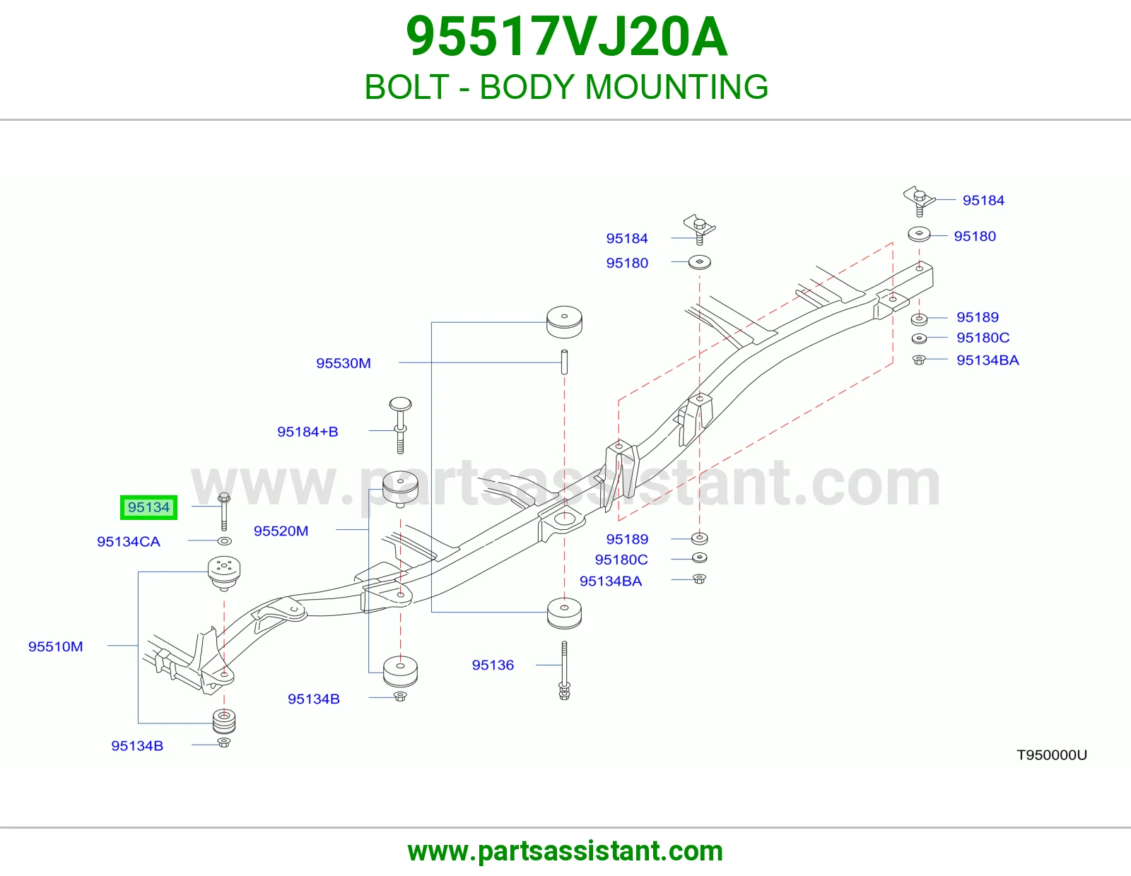 BOLT - BODY MOUNTING