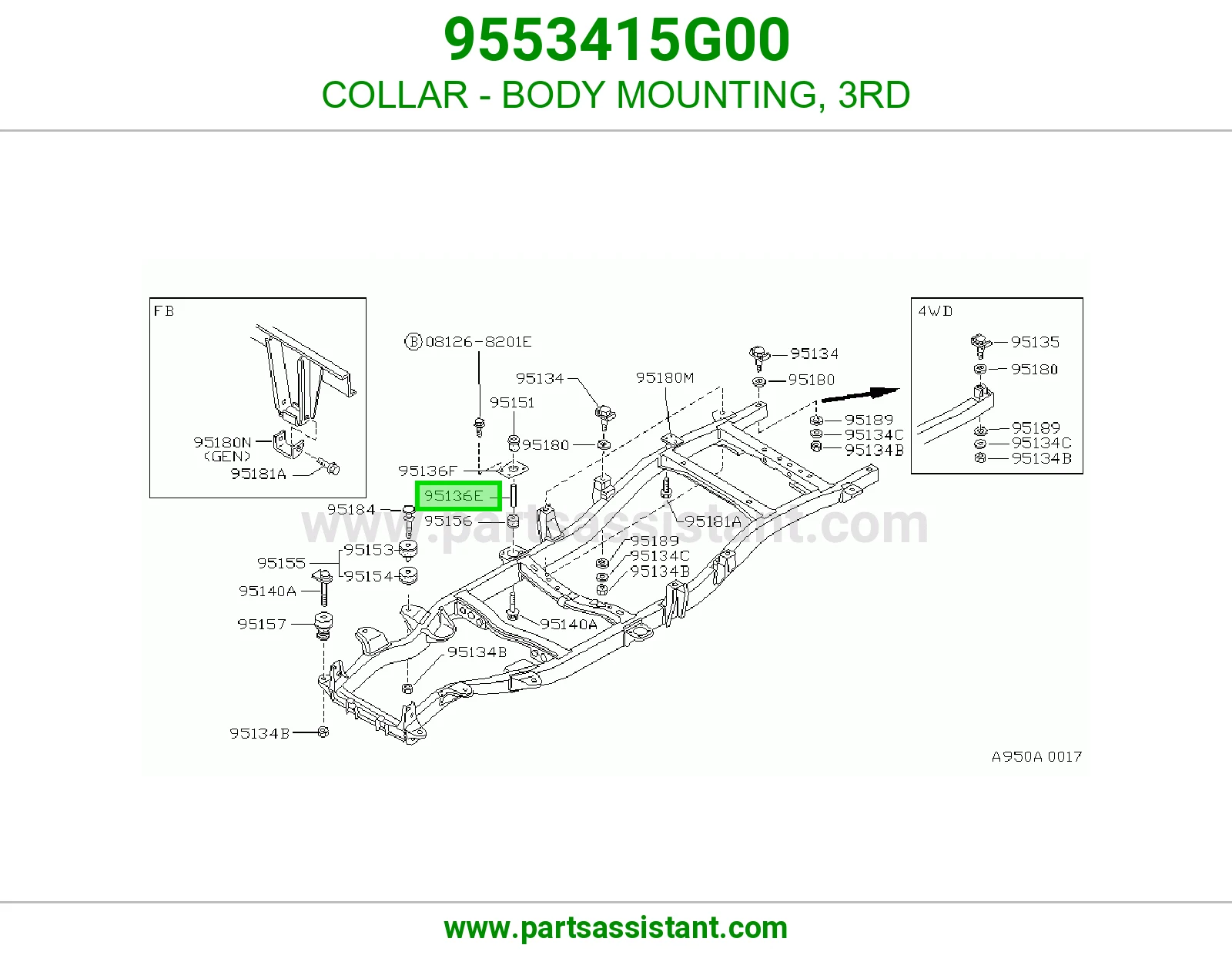 COLLAR - BODY MOUNTING, 3RD