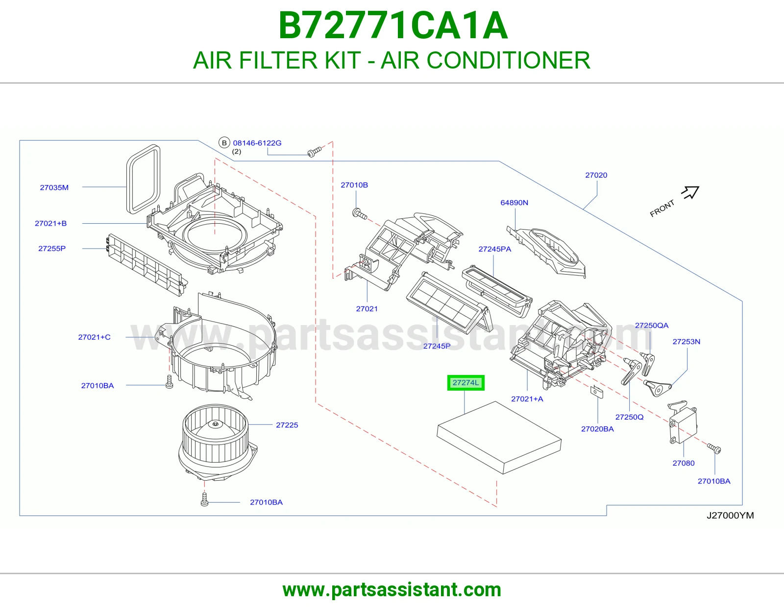 AIR FILTER KIT - AIR CONDITIONER