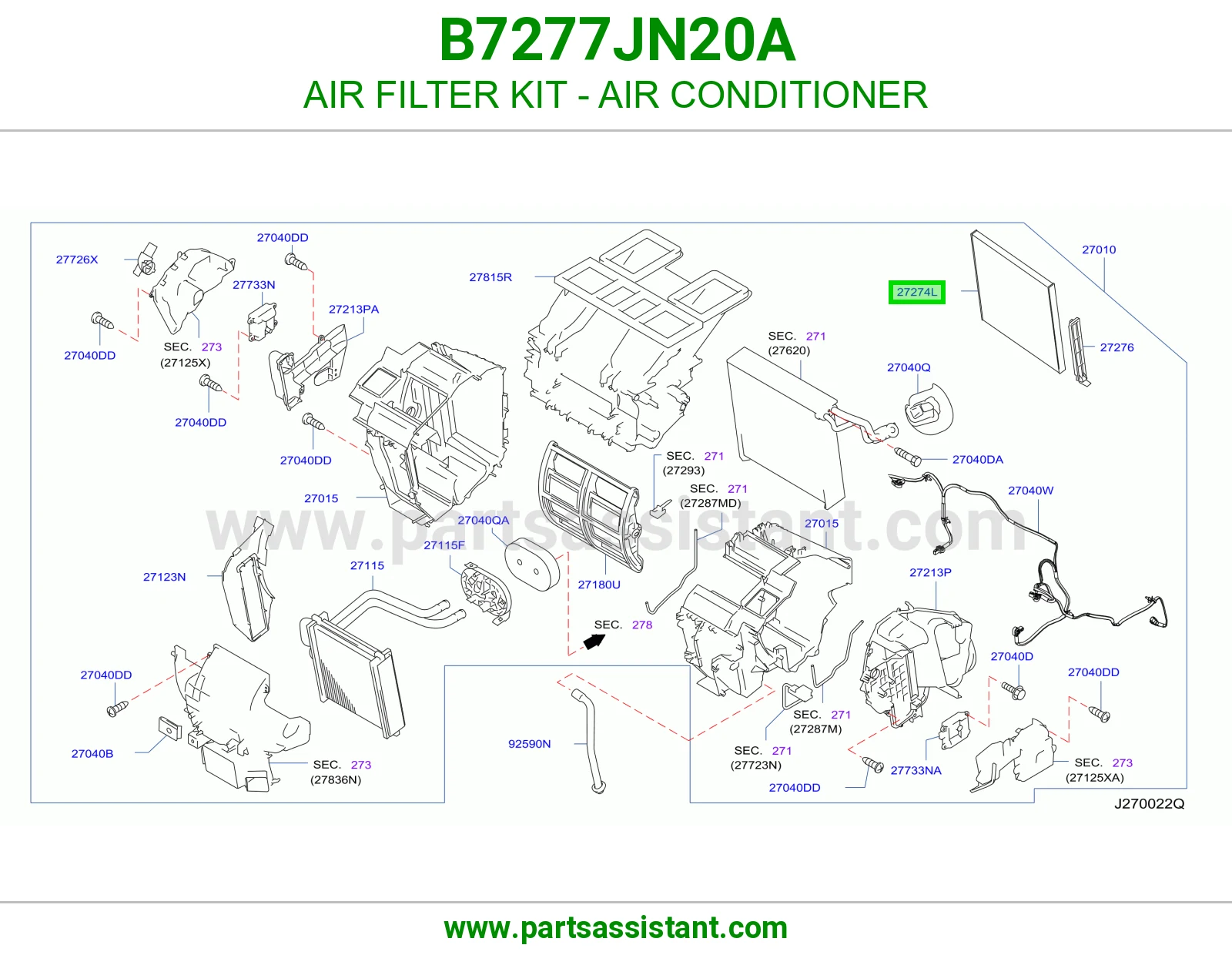 AIR FILTER KIT - AIR CONDITIONER