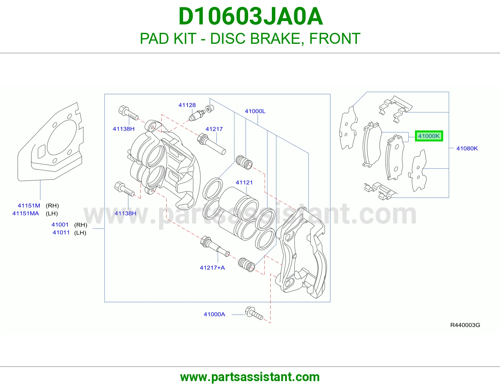 PAD KIT - DISC BRAKE, FRONT