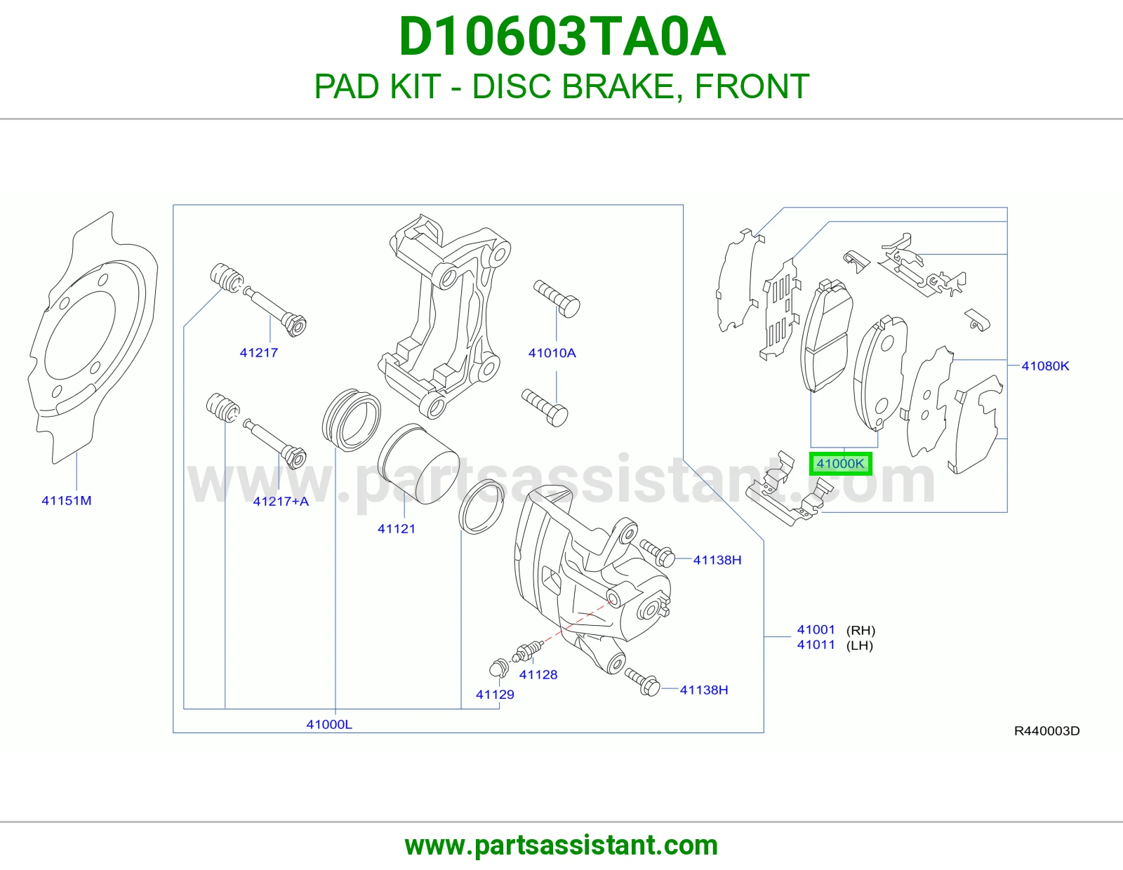 PAD KIT - DISC BRAKE, FRONT