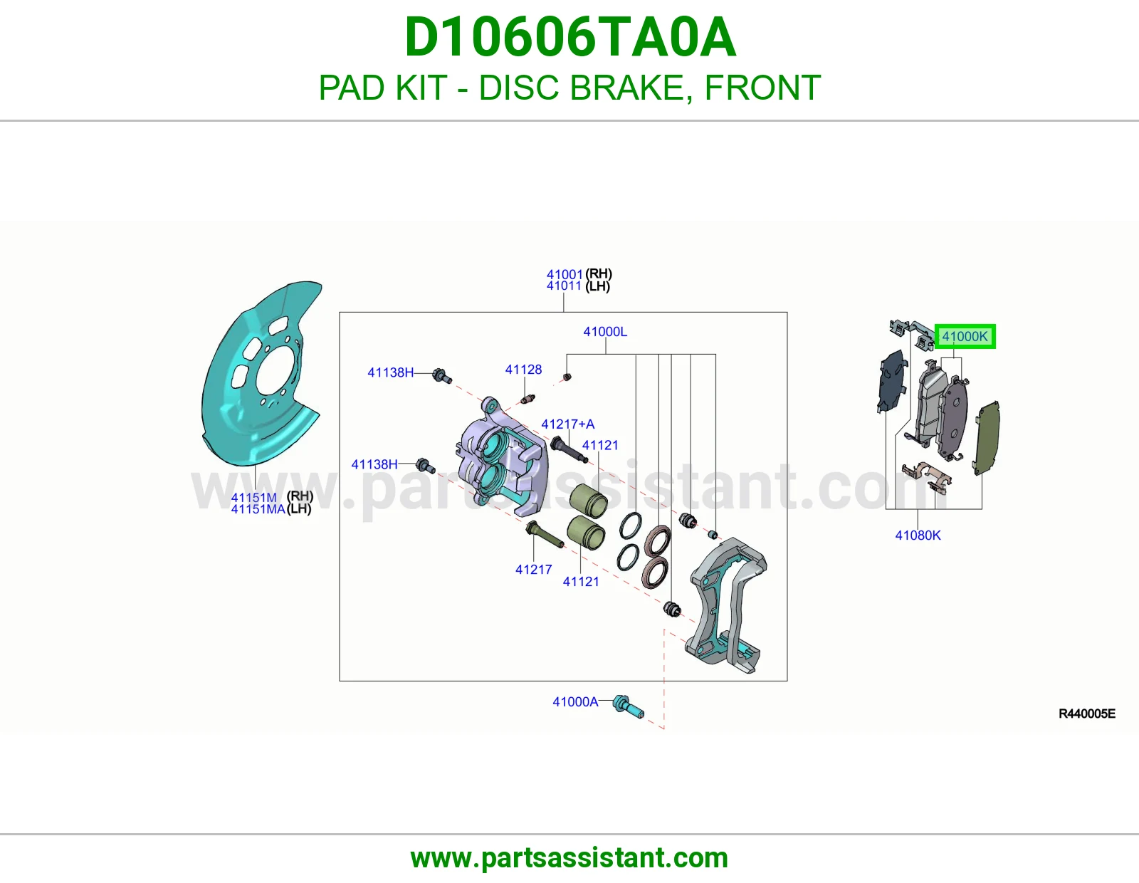 PAD KIT - DISC BRAKE, FRONT