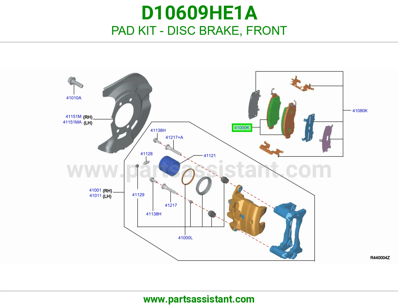 PAD KIT - DISC BRAKE, FRONT