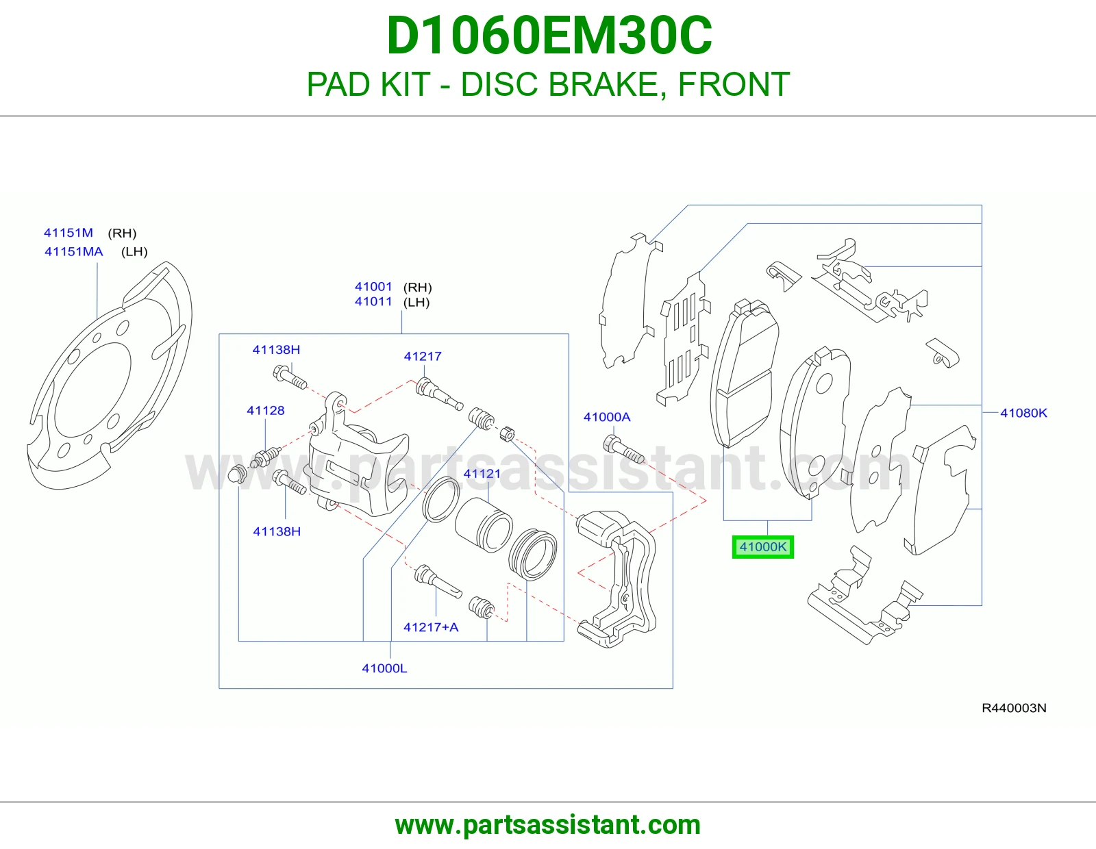 PAD KIT - DISC BRAKE, FRONT