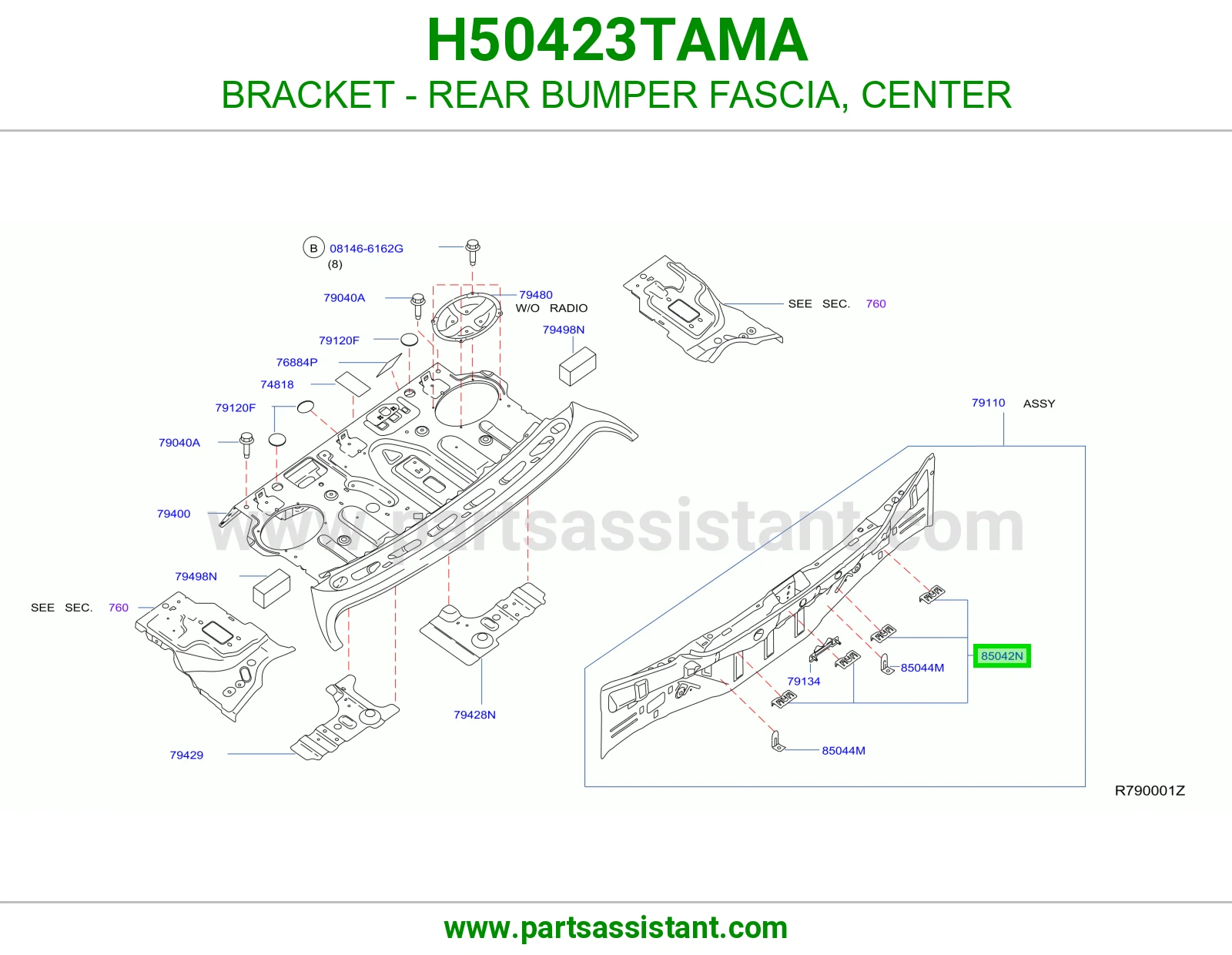 قاعدة صدام واجهة خلفي وسط