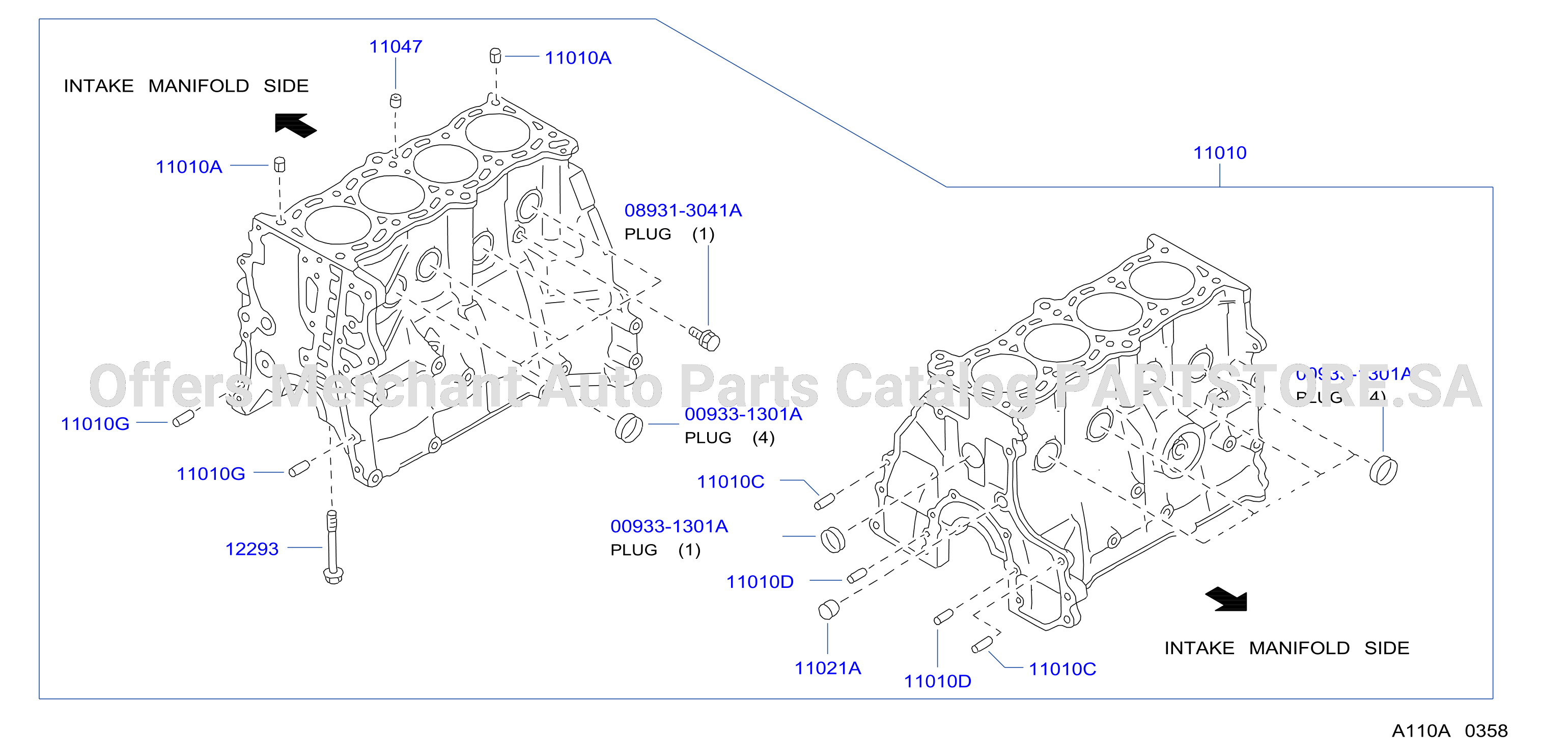 Cylinder Block Oil Pan Assy