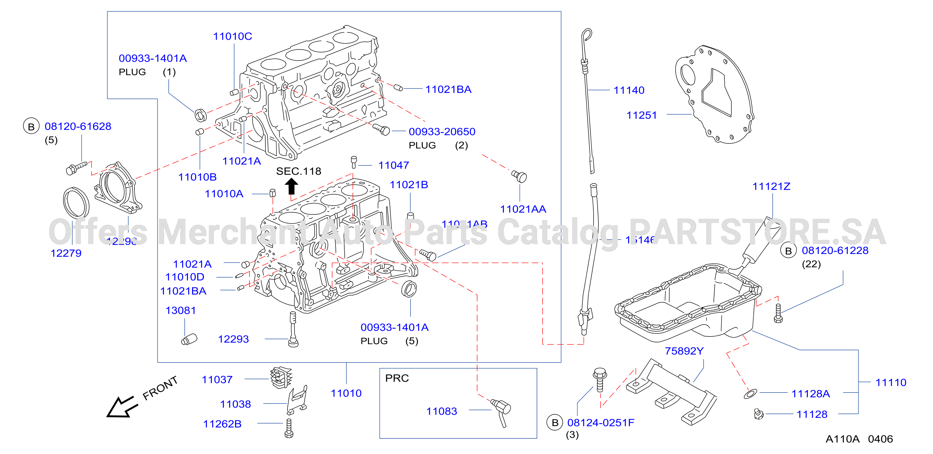 Cylinder Block Oil Pan