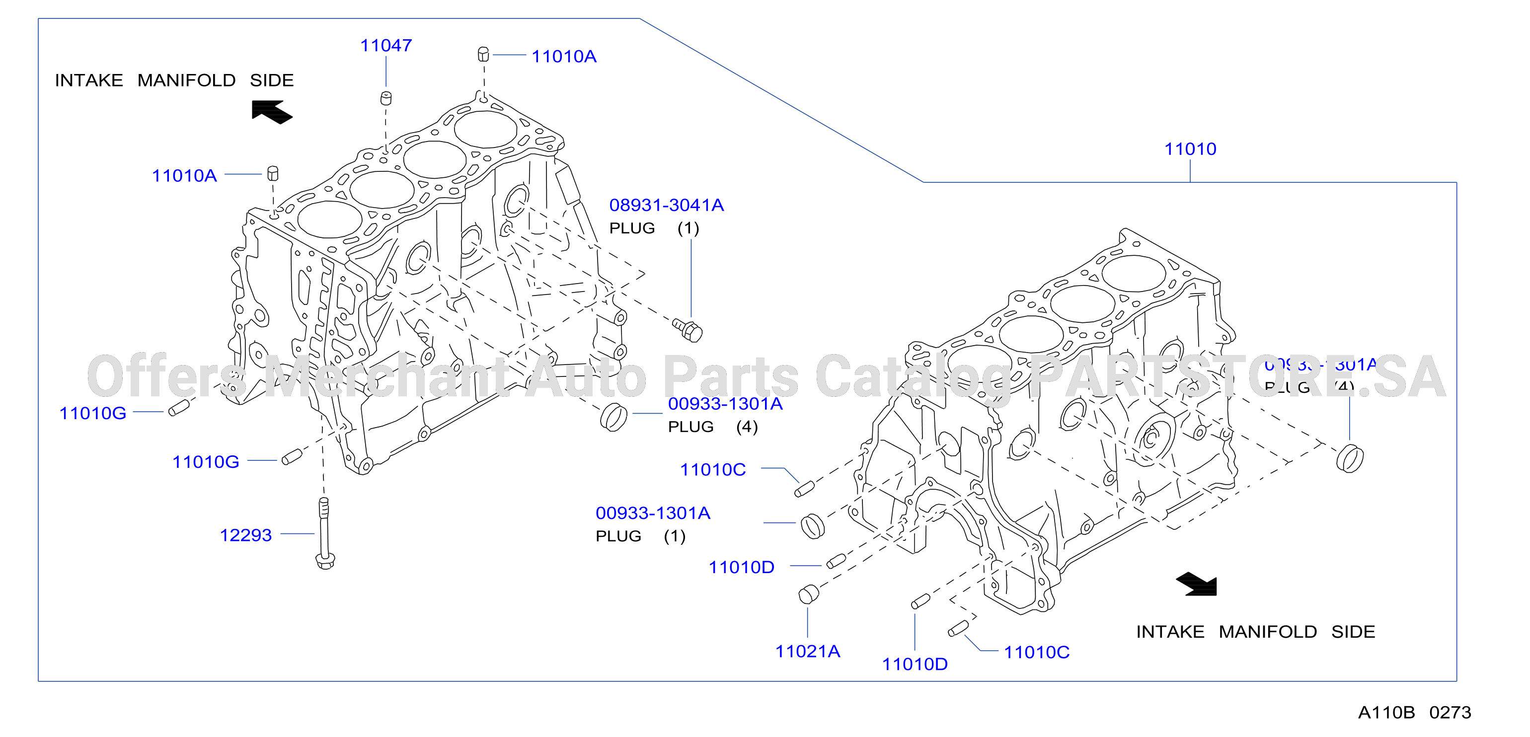 Cylinder Block Oil Pan Assy