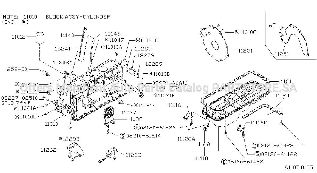 Cylinder Block Oil Pan