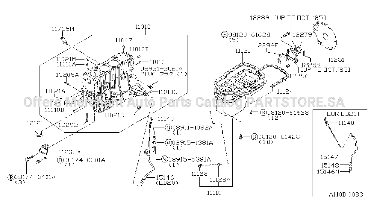 Cylinder Block Oil Pan