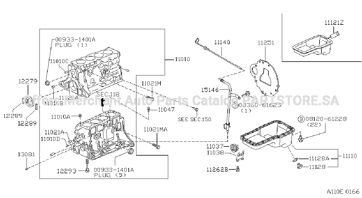 Cylinder Block Oil Pan Assembly