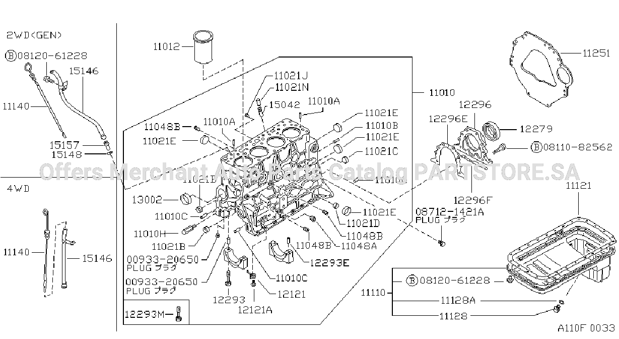 Cylinder Block Oil Pan