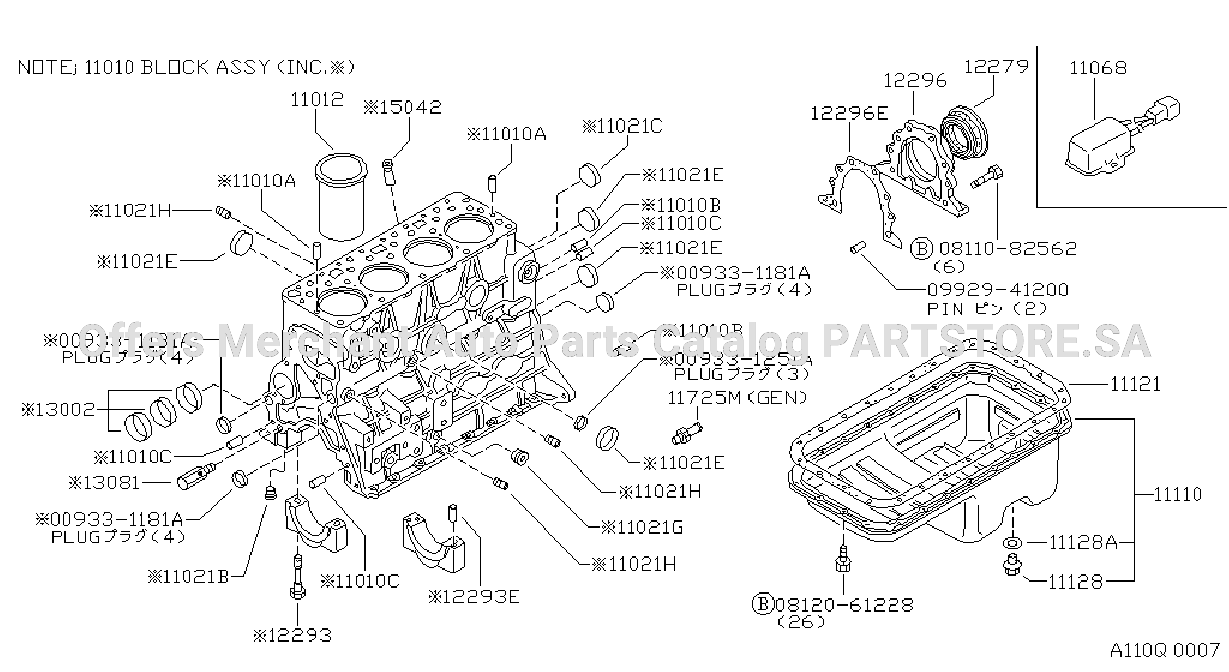 Cylinder Block Oil Pan