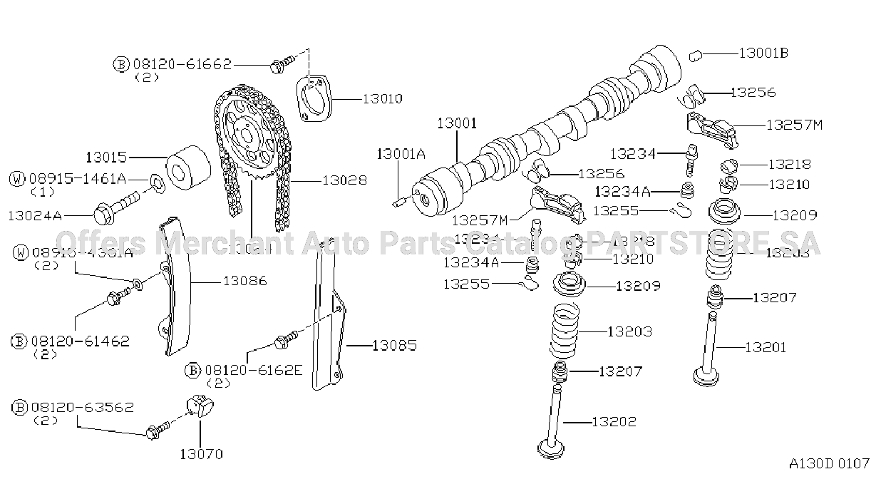 Camshaft Valve Mechanism